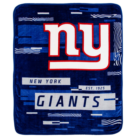 New York Giants 60" x 80" Digitize Royal Plush Blanket