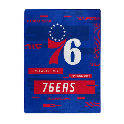 Philadelphia 76ers 60" x 80" Digitize Royal Plush Blanket