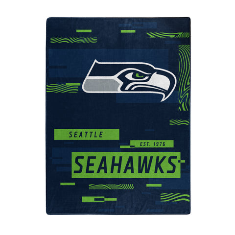 Seattle Seahawks 60" x 80" Digitize Royal Plush Blanket