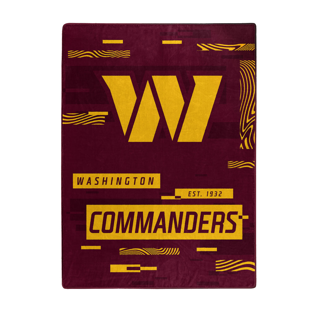 Washington Commanders 60" x 80" Digitize Royal Plush Blanket