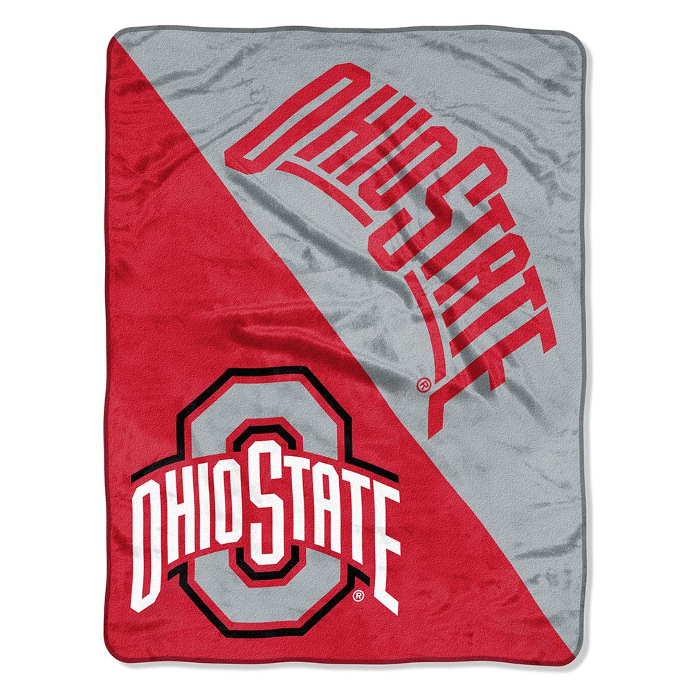 Ohio State Buckeyes 46" x 60" Halftone Micro Raschel Throw Blanket