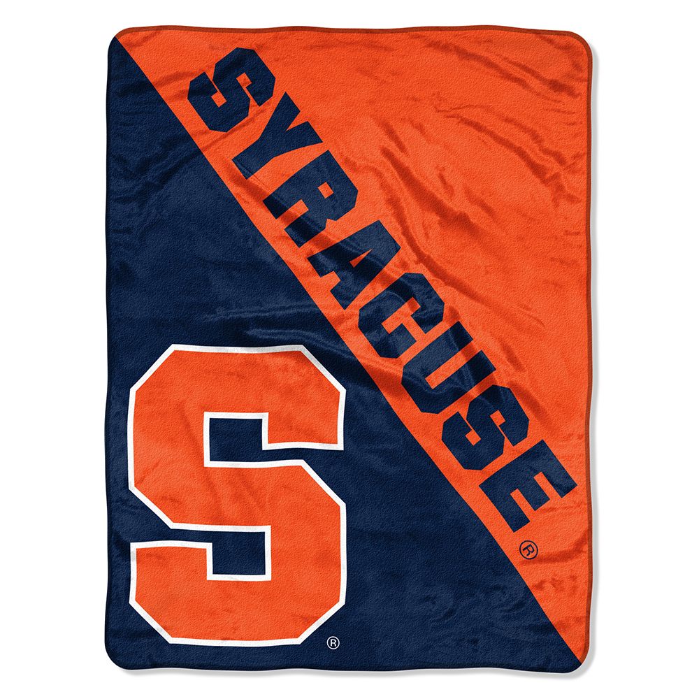 Syracuse Orange 46" x 60" Halftone Micro Raschel Throw Blanket