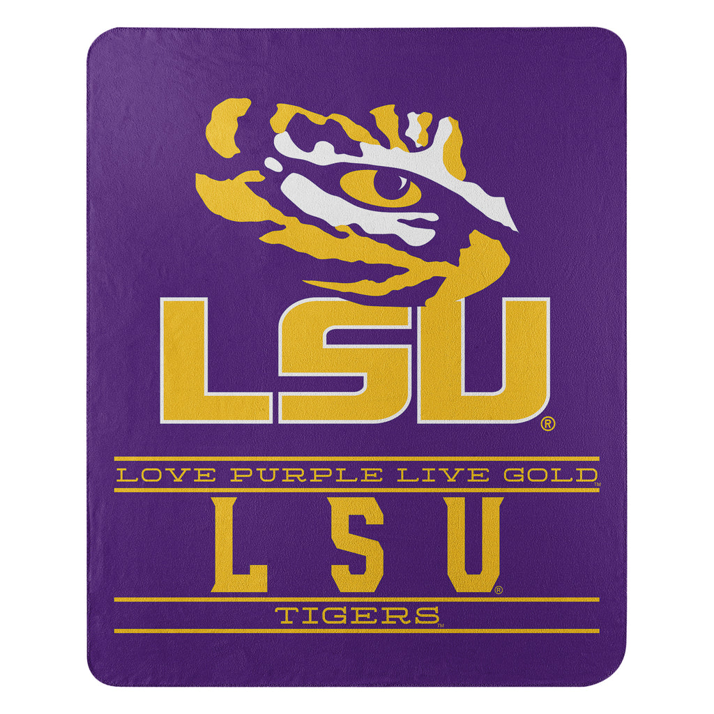 LSU Tigers 50" x 60" Control Fleece Throw Blanket