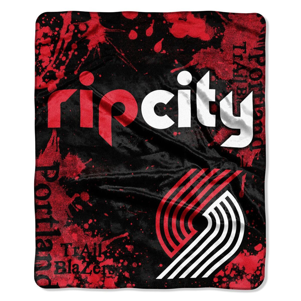 Portland Trail Blazers 50" x 60" Dropdown Royal Plush