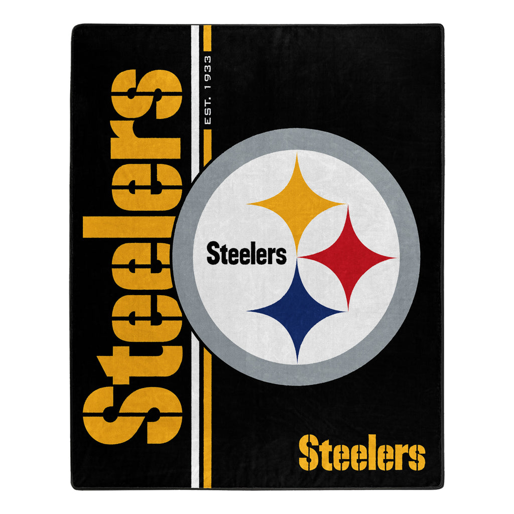Pittsburgh Steelers 50" x 60" Restructure Royal Plush Blanket