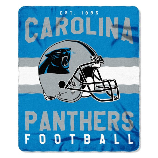 Carolina Panthers 50" x 60" Singular Fleece Throw Blanket
