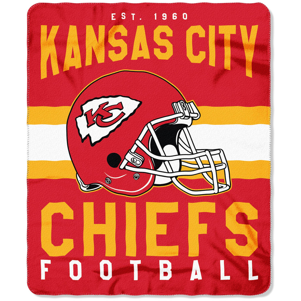 Kansas City Chiefs 50" x 60" Singular Fleece Throw Blanket