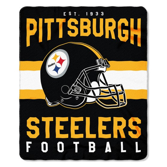 Pittsburgh Steelers 50" x 60" Singular Fleece Throw Blanket