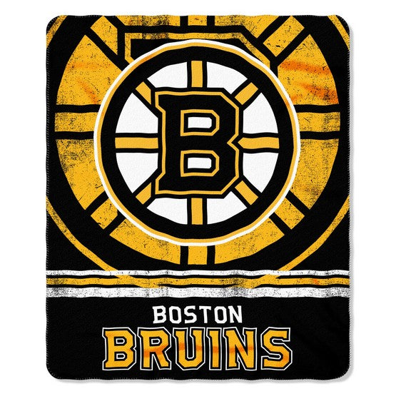 Boston Bruins 50" x 60" Fade Away Fleece Throw