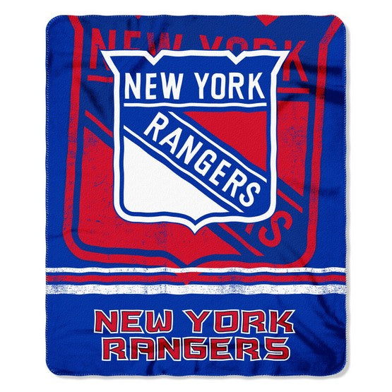 New York Rangers 50" x 60" Fade Away Fleece Throw