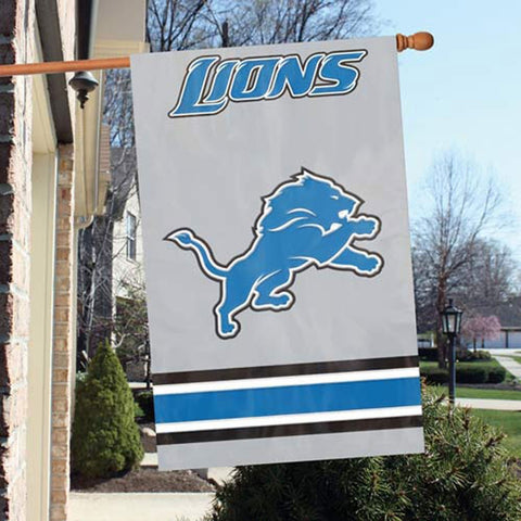 Detroit Lions 44" x 28" Double Sided House Flag