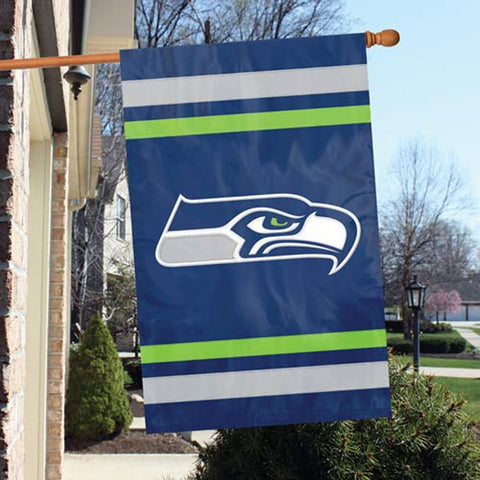 Seattle Seahawks 44" x 28" Double Sided House Flag