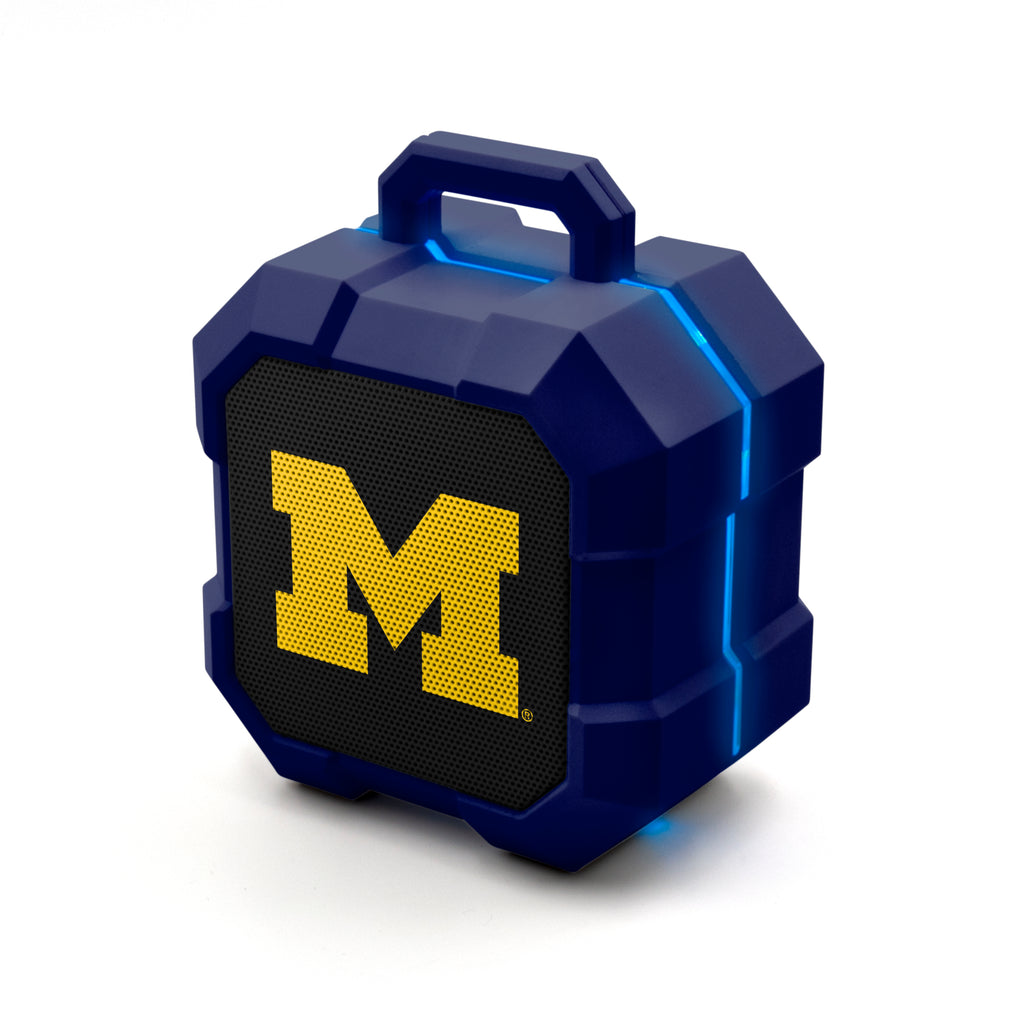 Michigan Wolverines Shockbox LED Wireless Speaker