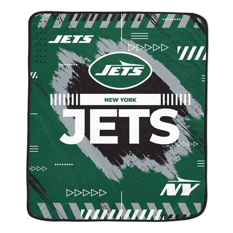 New York Jets 60" x 72" Game Tech Ultra Soft Throw Blanket - Rolled
