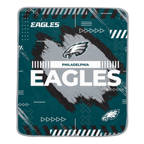 Philadelphia Eagles 60" x 72" Game Tech Ultra Soft Throw Blanket - Rolled