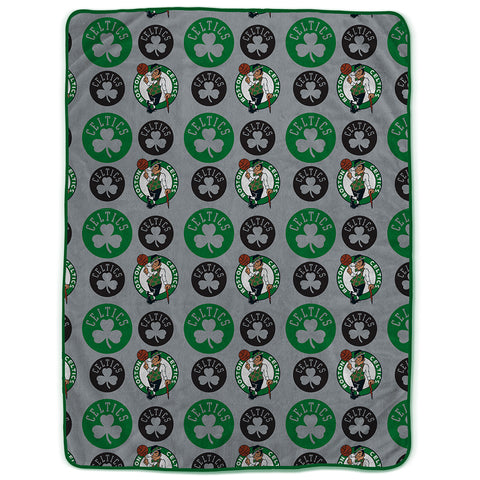 Boston Celtics 60" x 80" Logo Roll Oversized Ultra Soft Throw Blanket - Hanger