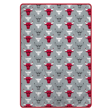 Chicago Bulls 60" x 80" Logo Roll Oversized Ultra Soft Throw Blanket - Hanger