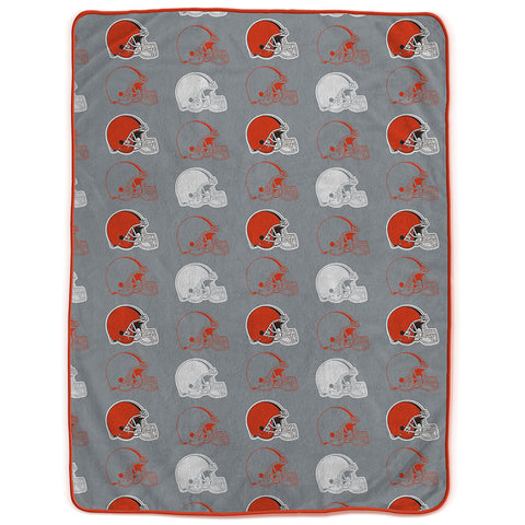 Cleveland Browns 60" x 80" Logo Roll Oversized Ultra Soft Throw Blanket - Hanger