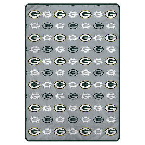 Green Bay Packers 60" x 80" Logo Roll Oversized Ultra Soft Throw Blanket - Hanger