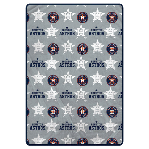 Houston Astros 60" x 80" Logo Roll Oversized Ultra Soft Throw Blanket - Hanger