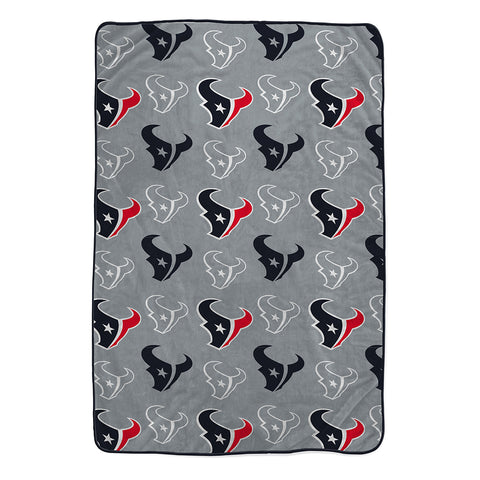 Houston Texans 60" x 80" Logo Roll Oversized Ultra Soft Throw Blanket - Hanger