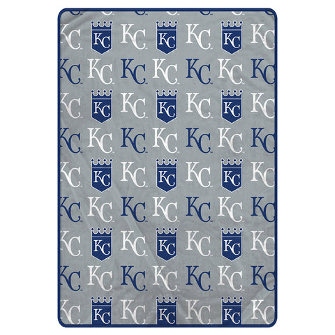 Kansas City Royals 60" x 80" Logo Roll Oversized Ultra Soft Throw Blanket - Hanger