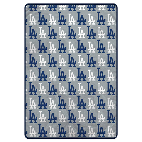 Los Angeles Dodgers 60" x 80" Logo Roll Oversized Ultra Soft Throw Blanket - Hanger