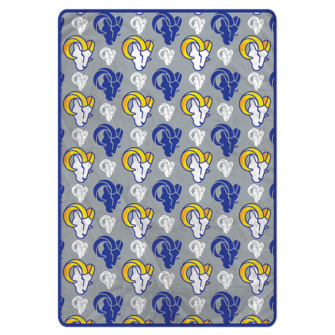 Los Angeles Rams 60" x 80" Logo Roll Oversized Ultra Soft Throw Blanket - Hanger