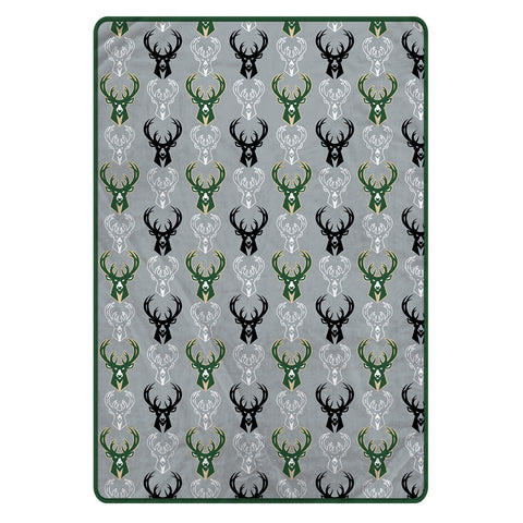 Milwaukee Bucks 60" x 80" Logo Roll Oversized Ultra Soft Throw Blanket - Hanger