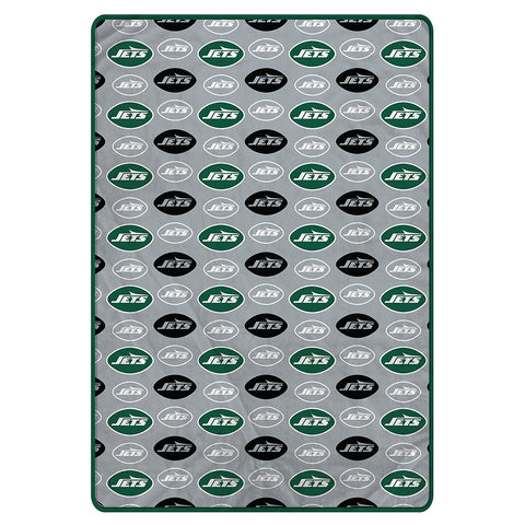 New York Jets 60" x 80" Logo Roll Oversized Ultra Soft Throw Blanket - Hanger