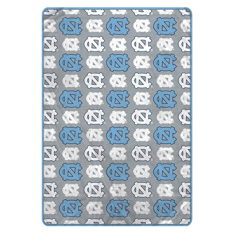 North Carolina Tar Heels 60" x 80" Logo Roll Oversized Ultra Soft Throw Blanket - Hanger