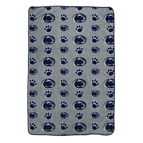 Penn State Nittany Lions 60" x 80" Logo Roll Oversized Ultra Soft Throw Blanket - Hanger