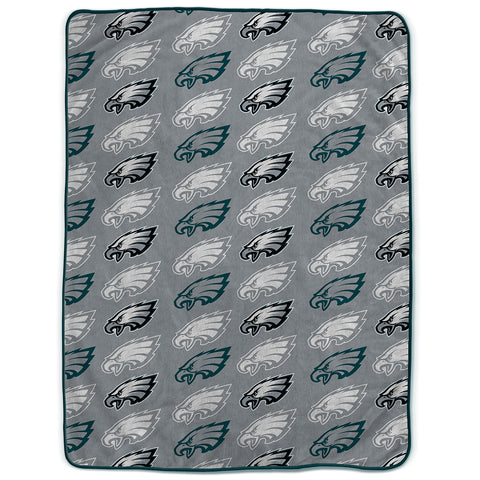 Philadelphia Eagles 60" x 80" Logo Roll Oversized Ultra Soft Throw Blanket - Hanger