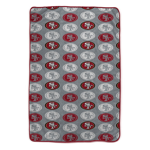 San Francisco 49ers 60" x 80" Logo Roll Oversized Ultra Soft Throw Blanket - Hanger