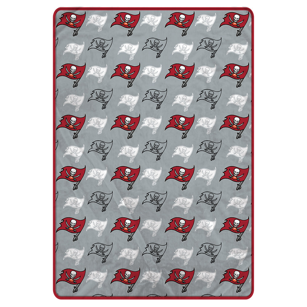 Tampa Bay Buccaneers 60" x 80" Logo Roll Oversized Ultra Soft Throw Blanket - Hanger
