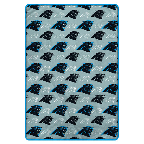 Carolina Panthers 66" x 95" Logo Roll Oversized Ultra Soft Throw Blanket