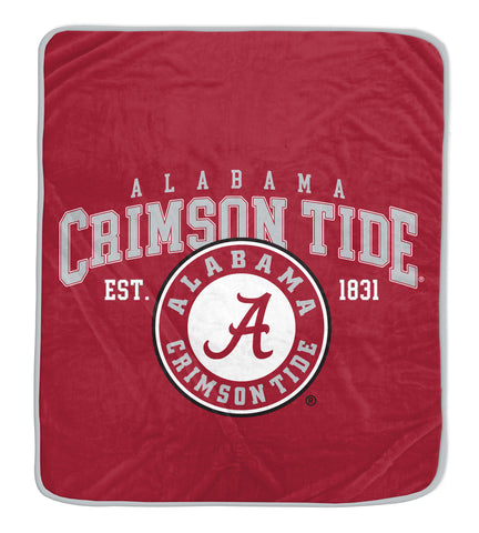 Alabama Crimson Tide 50" x 60" Vintage Arch Block Blanket