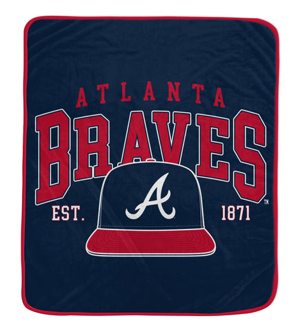 Atlanta Braves 50" x 60" Vintage Arch Block Blanket