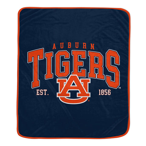 Auburn Tigers 50" x 60" Vintage Arch Block Blanket