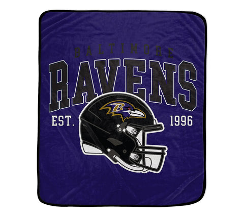 Baltimore Ravens 50" x 60" Vintage Arch Block Blanket