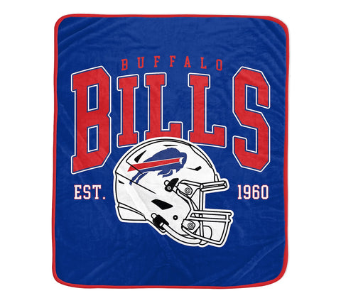 Buffalo Bills 50" x 60" Vintage Arch Block Blanket