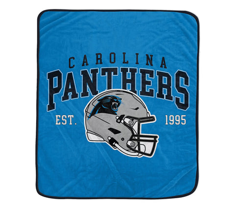 Carolina Panthers 50" x 60" Vintage Arch Block Blanket