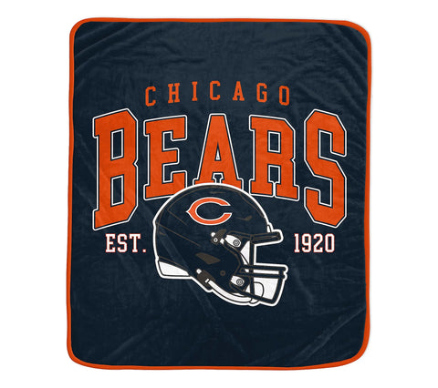 Chicago Bears 50" x 60" Vintage Arch Block Blanket
