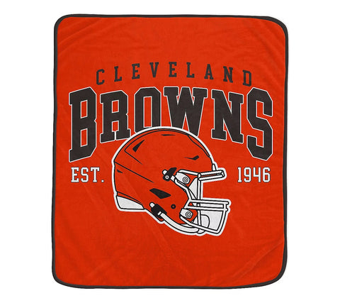 Cleveland Browns 50" x 60" Vintage Arch Block Blanket