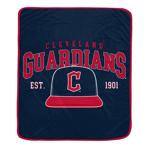 Cleveland Guardians 50" x 60" Vintage Arch Block Blanket