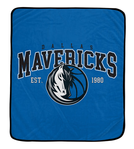 Dallas Mavericks 50" x 60" Vintage Arch Block Blanket