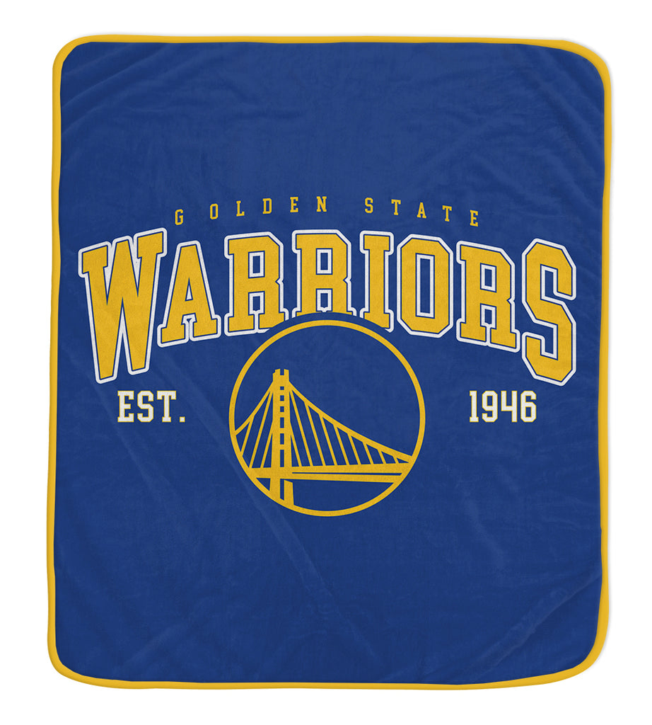 Golden State Warriors 50" x 60" Vintage Arch Block Blanket