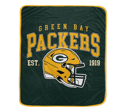 Green Bay Packers 50" x 60" Vintage Arch Block Blanket
