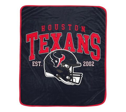 Houston Texans 50" x 60" Vintage Arch Block Blanket
