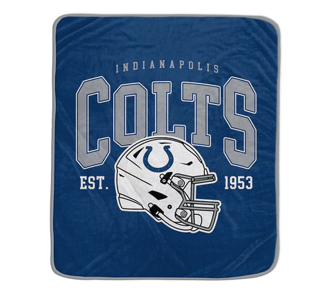 Indianapolis Colts 50" x 60" Vintage Arch Block Blanket